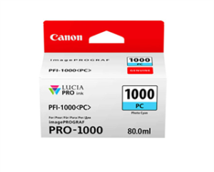 מיכל דיו פוטו סיאן קנון מקורי PFI1000PC