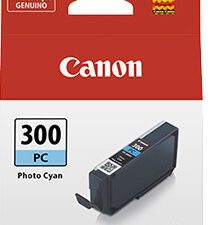 מיכל דיו פוטו סיאן קנון מקורי PFI300PC