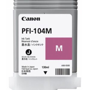 מיכל דיו מקורי מג'נטה CANON PFI104 M