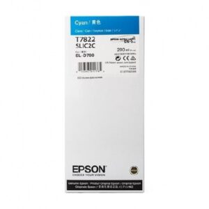 מיכל דיו סיאן EPSON T7822  מקורי לD700