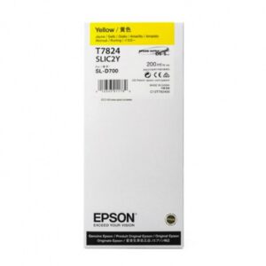 מיכל דיו צהוב EPSON T7824 מקורי לD700