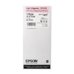 מיכל דיו EPSON T7826 LM מקורי לD700