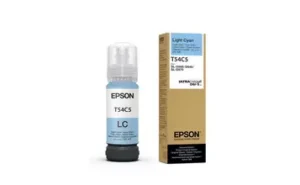דיו אפסון מקורי כחול בהיר למדפסת T54C5 Light Cyan
