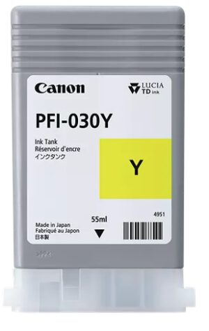 דיו לפלוטר צהוב PFI-030Y CANON