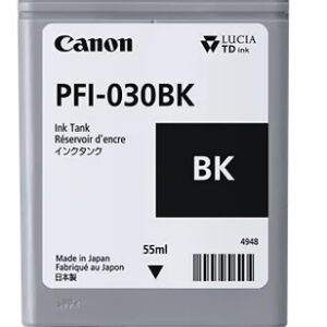 דיו לפלוטר שחור PFI-030BK CANON