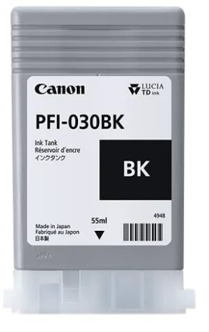דיו לפלוטר שחור PFI-030BK CANON