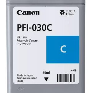 דיו לפלוטר סיאן PFI-030C CANON